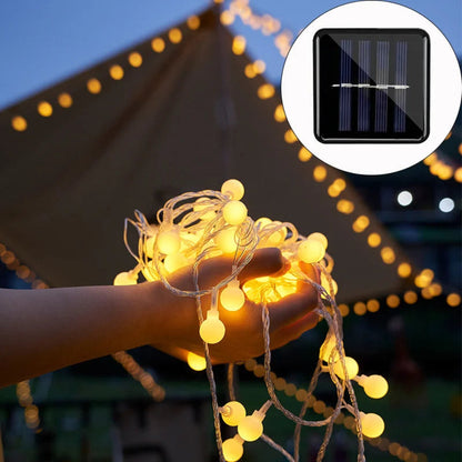 Outdoor Fairy Lights Solar String Waterproof Garden Decor 2