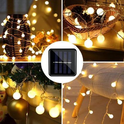 Outdoor Fairy Lights Solar String Waterproof Garden Decor 6