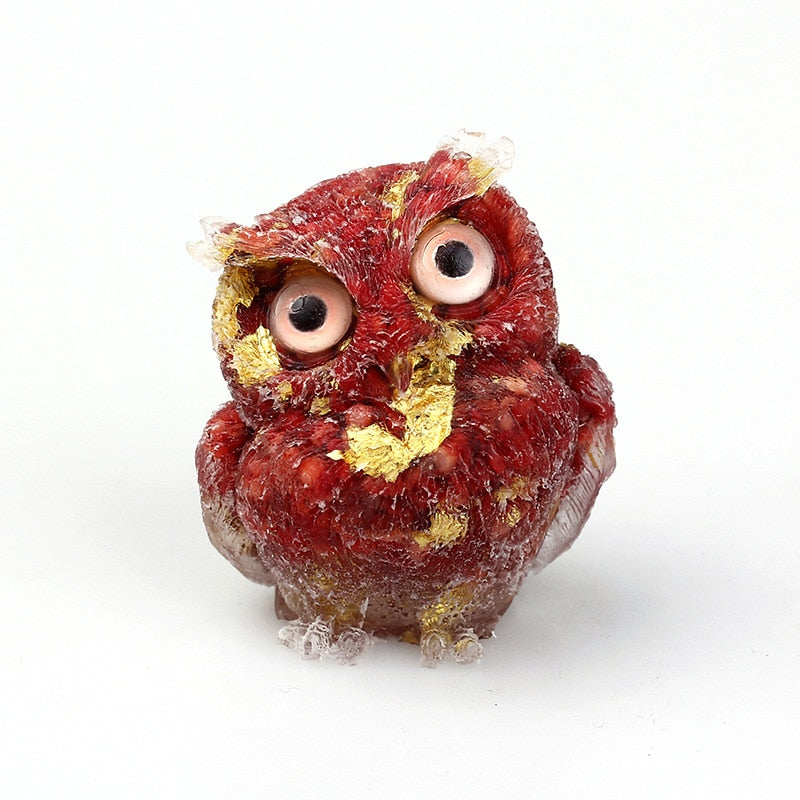 OwlStone | Charming Handcrafted Natural Crystal Owl Figurine for Décor 11