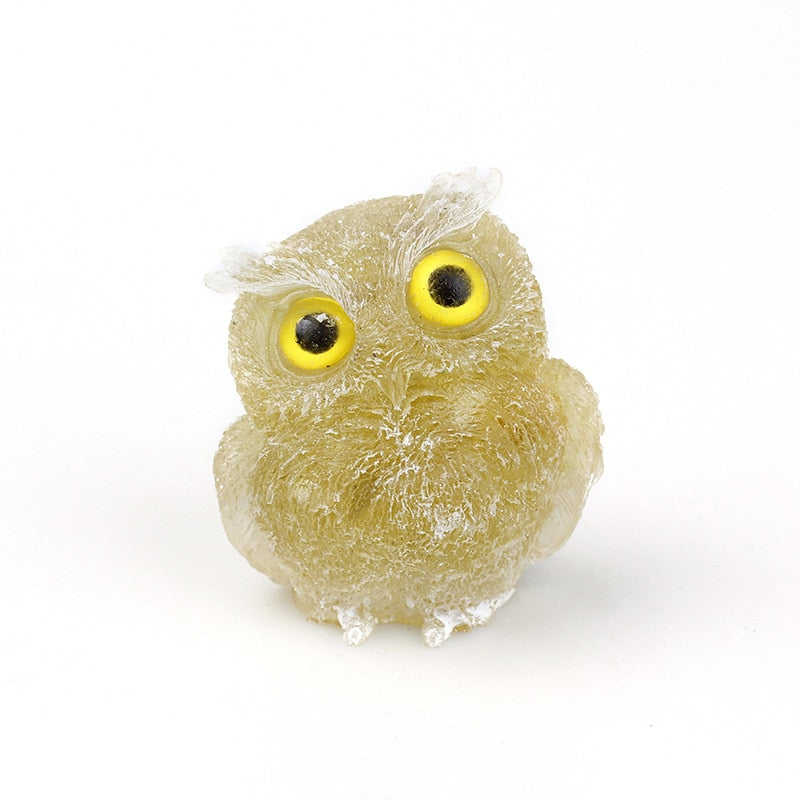 OwlStone | Charming Handcrafted Natural Crystal Owl Figurine for Décor 16