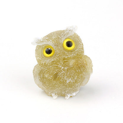 OwlStone | Charming Handcrafted Natural Crystal Owl Figurine for Décor 16