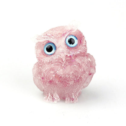OwlStone | Charming Handcrafted Natural Crystal Owl Figurine for Décor 4
