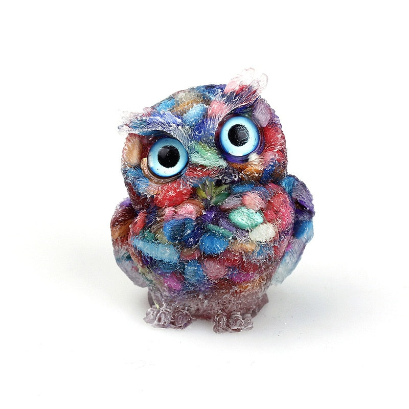 OwlStone | Charming Handcrafted Natural Crystal Owl Figurine for Décor 7
