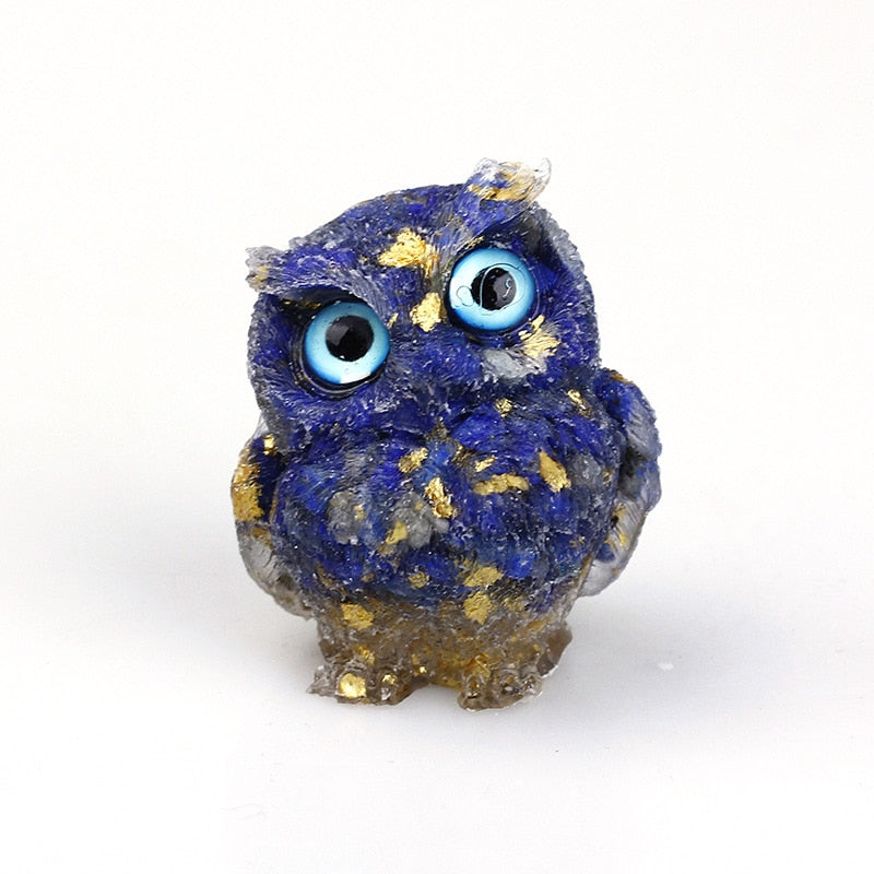 OwlStone | Charming Handcrafted Natural Crystal Owl Figurine for Décor 8