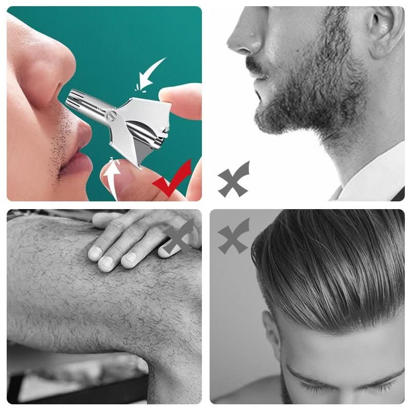 PROGRIM Nose Hair Cutter – Painless stainless steel trimmer for nose and ear hair 2