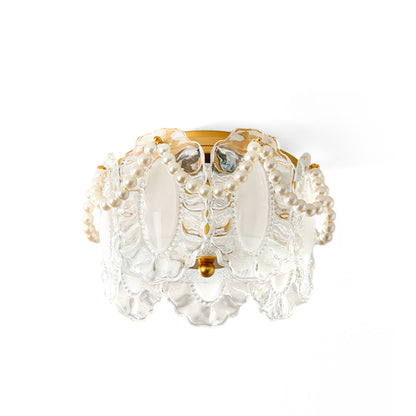 PetalAura - Ceiling Lamp with Soft Petal Features and Subtle Luxe Radiance