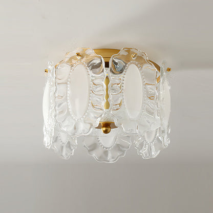 PetalAura - Ceiling Lamp with Soft Petal Features and Subtle Luxe Radiance