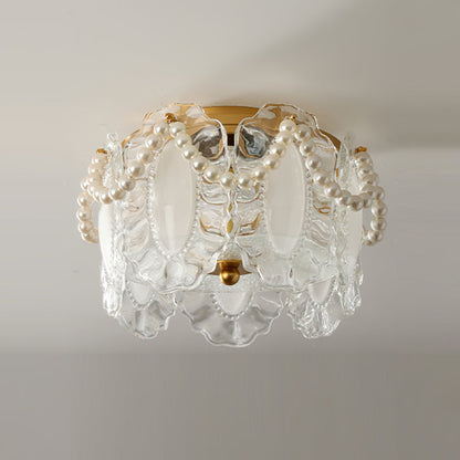 PetalAura - Ceiling Lamp with Soft Petal Features and Subtle Luxe Radiance