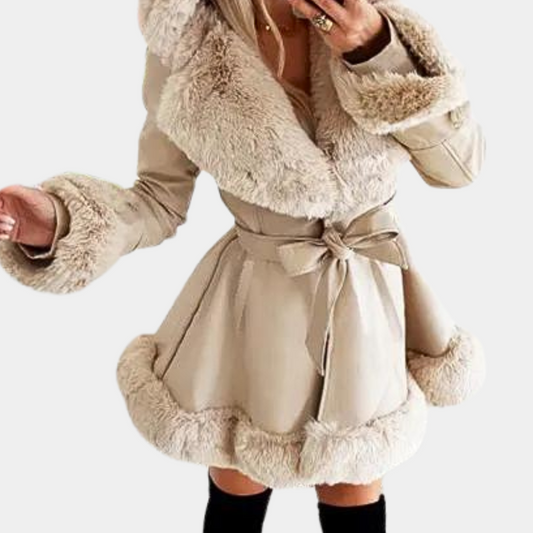 Petronela - Stylish and warm winter hooded jacket for women 0