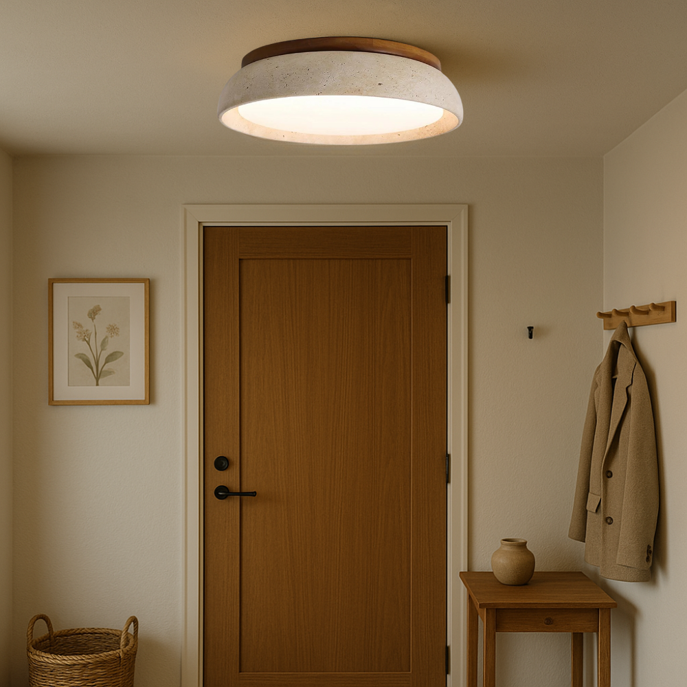 Piedra Travertine Ceiling Lamp 3