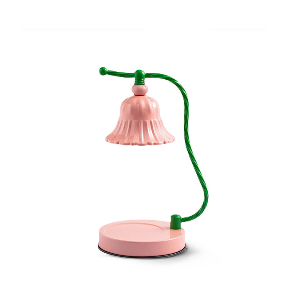 BloomAura – Lampada da Tavolo in Vetro Rosa Incantevole
