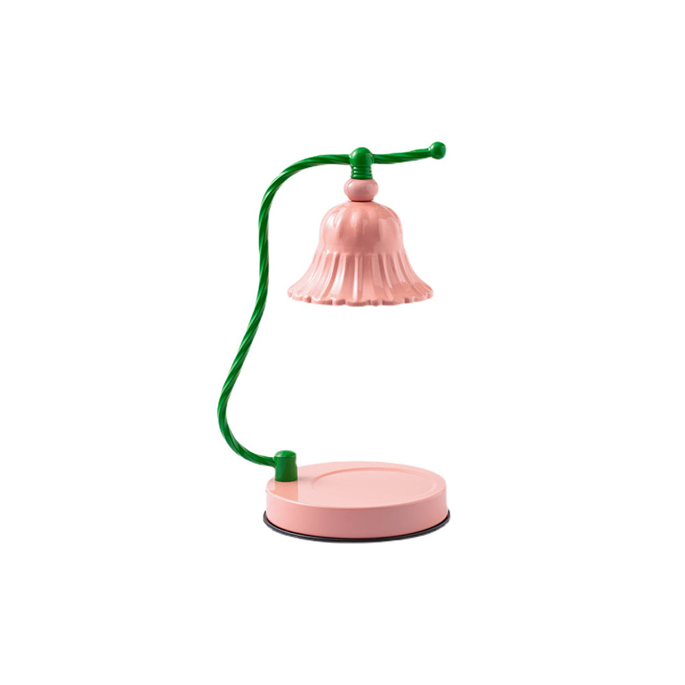 BloomAura – Lampada da Tavolo in Vetro Rosa Incantevole