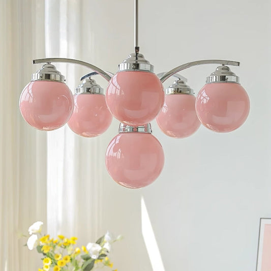 OrbisLume - Vintage-Inspired Round Chandelier