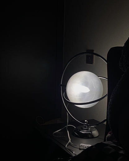 CosmicGlow - Table Lamp with Cosmic Design and Subtle Lighting