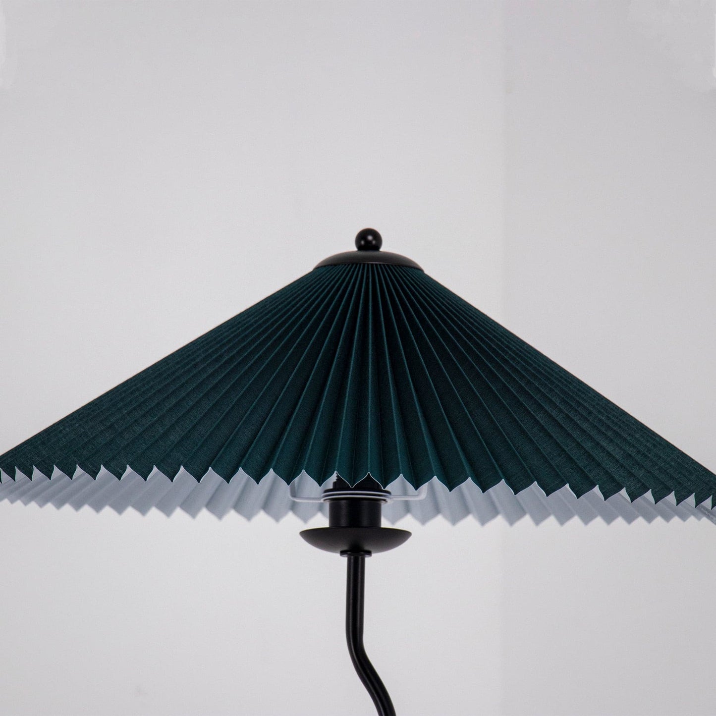 LuxeFold - Table Lamp with Premium Pleated Shade and Wooden Accent