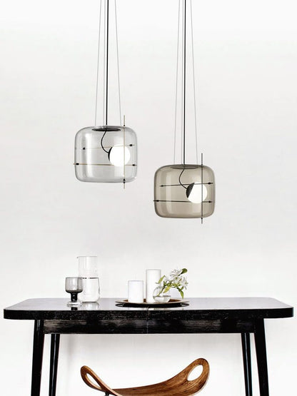 CognacLuxe - Stijlvolle Glas Pendelleuchte