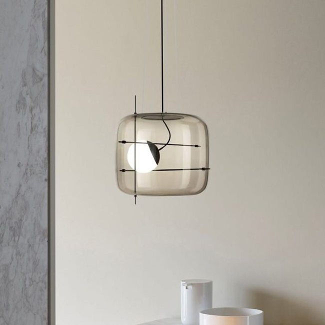 CognacLuxe - Stijlvolle Glas Pendelleuchte