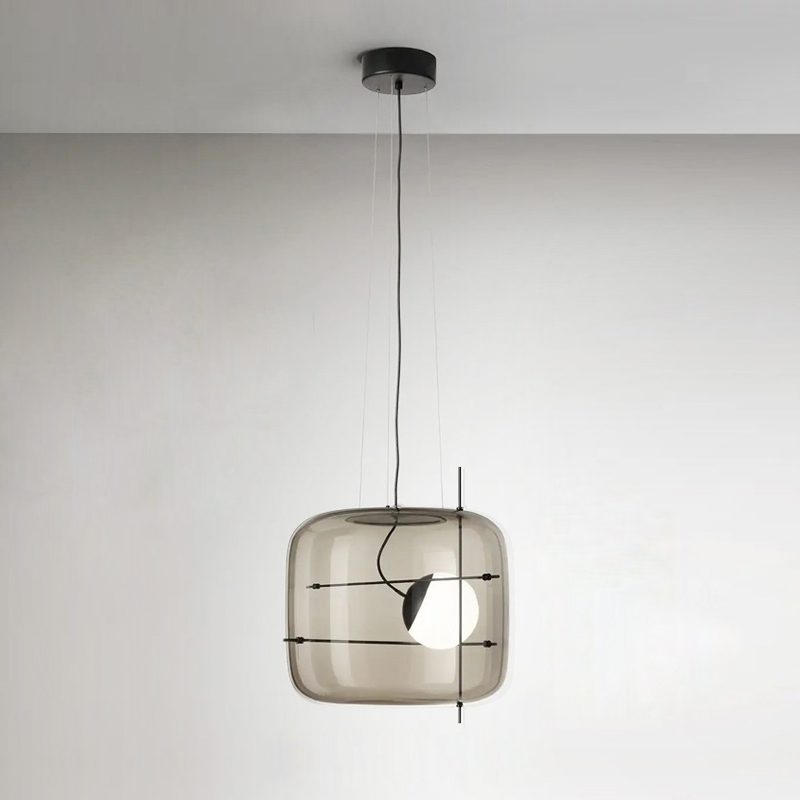 CognacLuxe - Stijlvolle Glas Pendelleuchte