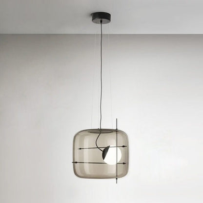 CognacLuxe - Stijlvolle Glas Pendelleuchte