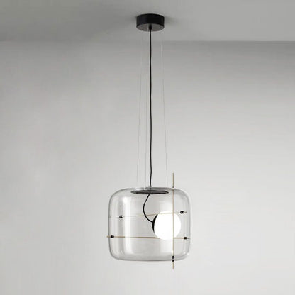 CognacLuxe - Stijlvolle Glas Pendelleuchte