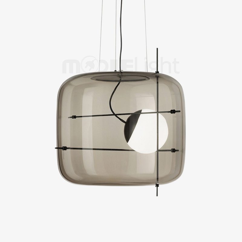 CognacLuxe - Stijlvolle Glas Pendelleuchte