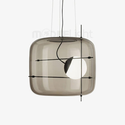 CognacLuxe - Stijlvolle Glas Pendelleuchte