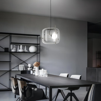 CognacLuxe - Stijlvolle Glas Pendelleuchte