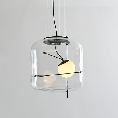 CognacLuxe - Stijlvolle Glas Pendelleuchte