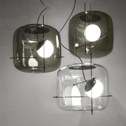CognacLuxe - Stijlvolle Glas Pendelleuchte