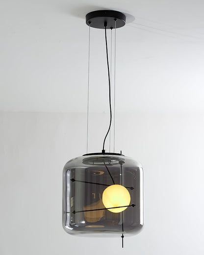 CognacLuxe - Stijlvolle Glas Pendelleuchte