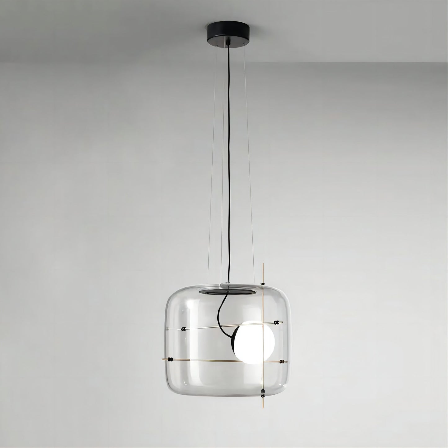 CognacLuxe - Stijlvolle Glas Pendelleuchte