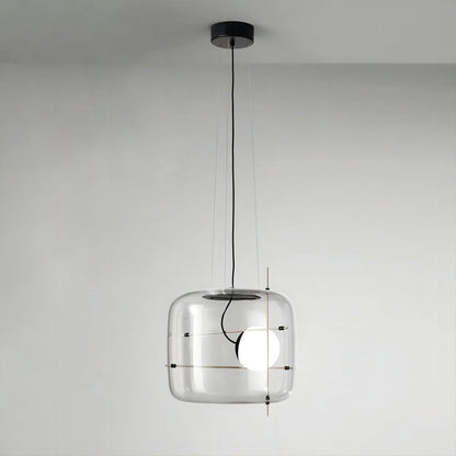 CognacLuxe - Stijlvolle Glas Pendelleuchte