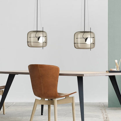 CognacLuxe - Stijlvolle Glas Pendelleuchte