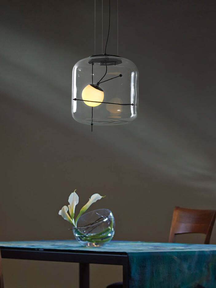 CognacLuxe - Stijlvolle Glas Pendelleuchte