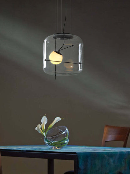 CognacLuxe - Stijlvolle Glas Pendelleuchte