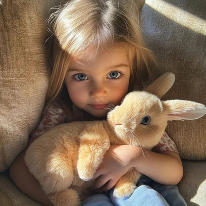 Plush Bunny Toy with Soft Fur and Details 1