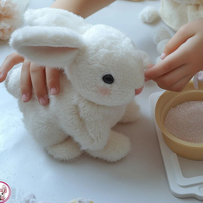 Plush Bunny Toy with Soft Fur and Details 2