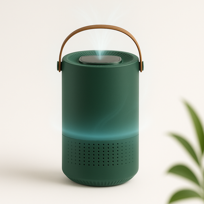 Portable HEPA Air Purifier for Home and Office – Compact USB Air Cleaner with Negative Ion Generator 0