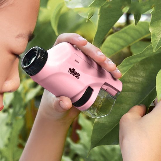 Portable Mini Microscope with 60x-120x Magnification and LED Light – Educational Science Toy for Kids 6
