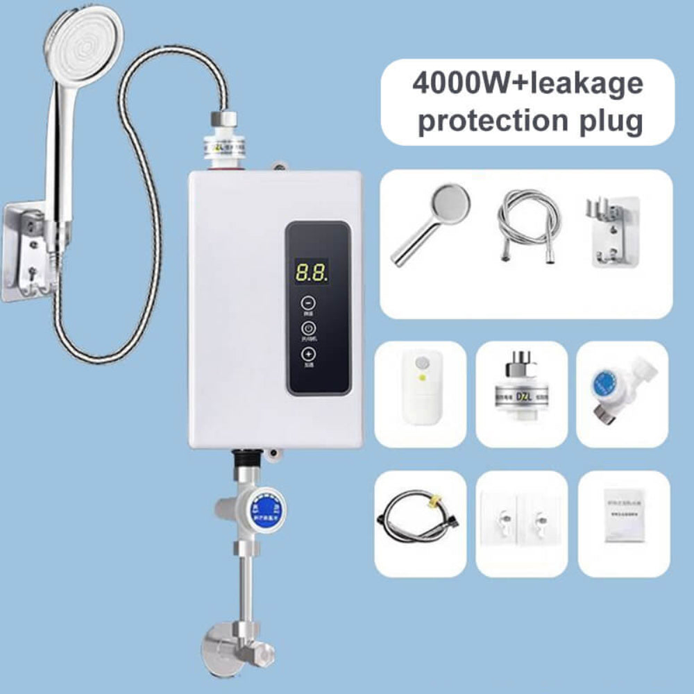 Portable Tankless Water Heater Bathroom Kitchen Sink Use 0