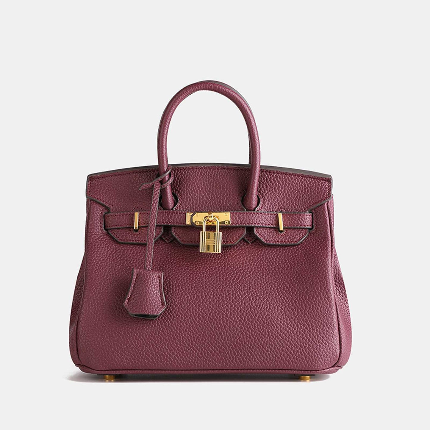 Premium Cowhide Leather Handbag with Zipped Pockets – Stylish and Durable Accessory for Every Occasion 10