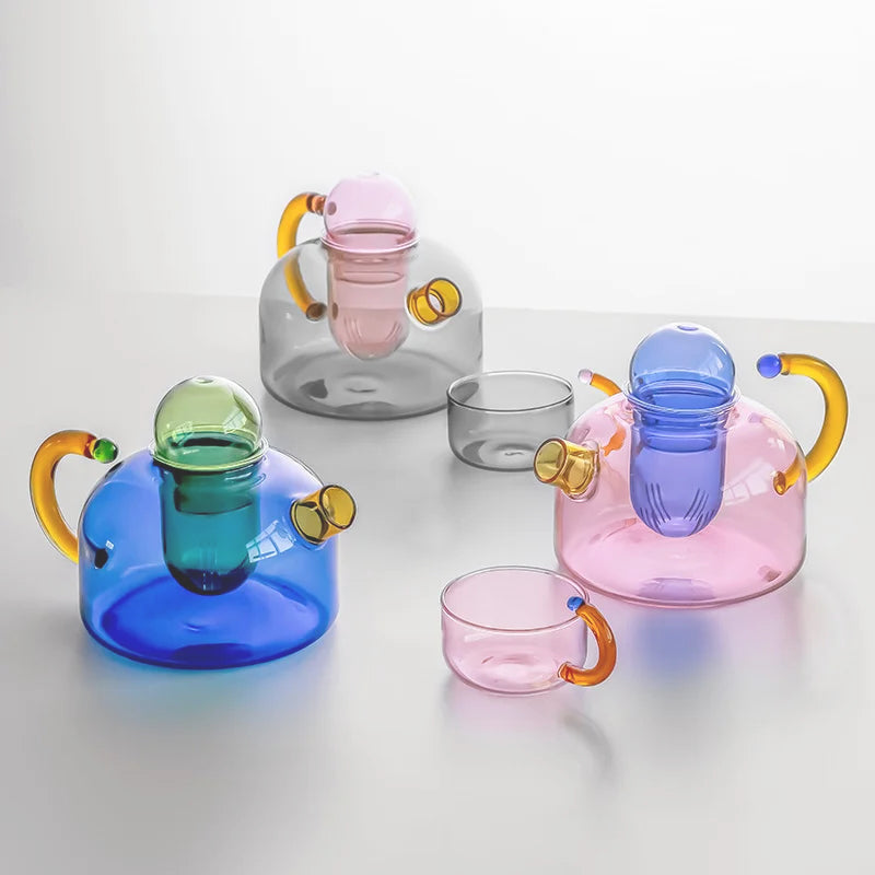 PrismGlass | Colorful Elegant Borosilicate Tea Set for Tea Lovers 0