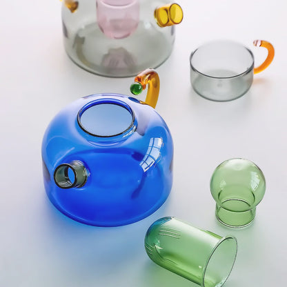 PrismGlass | Colorful Elegant Borosilicate Tea Set for Tea Lovers 1