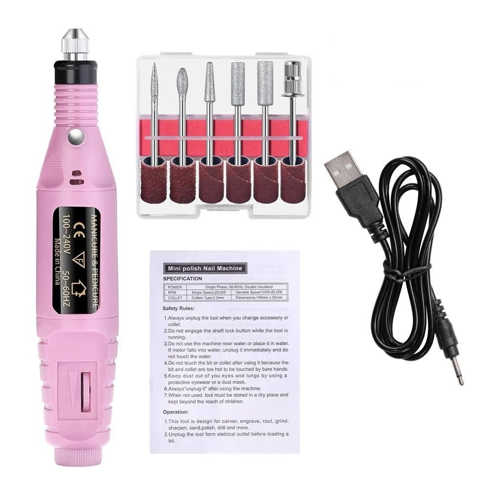 ProNail Expert – Electric 6-in-1 Nail Care Set for Manicure & Pedicure 0