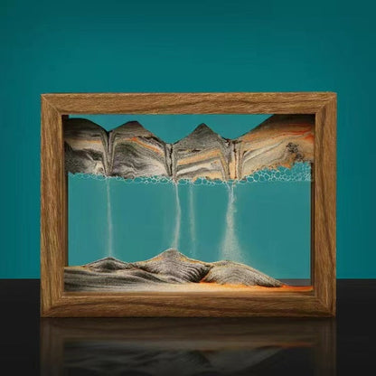 QuicksandArt | Elegant 3D Rotating Sand Wall Art Decor for Home Aesthetics 1