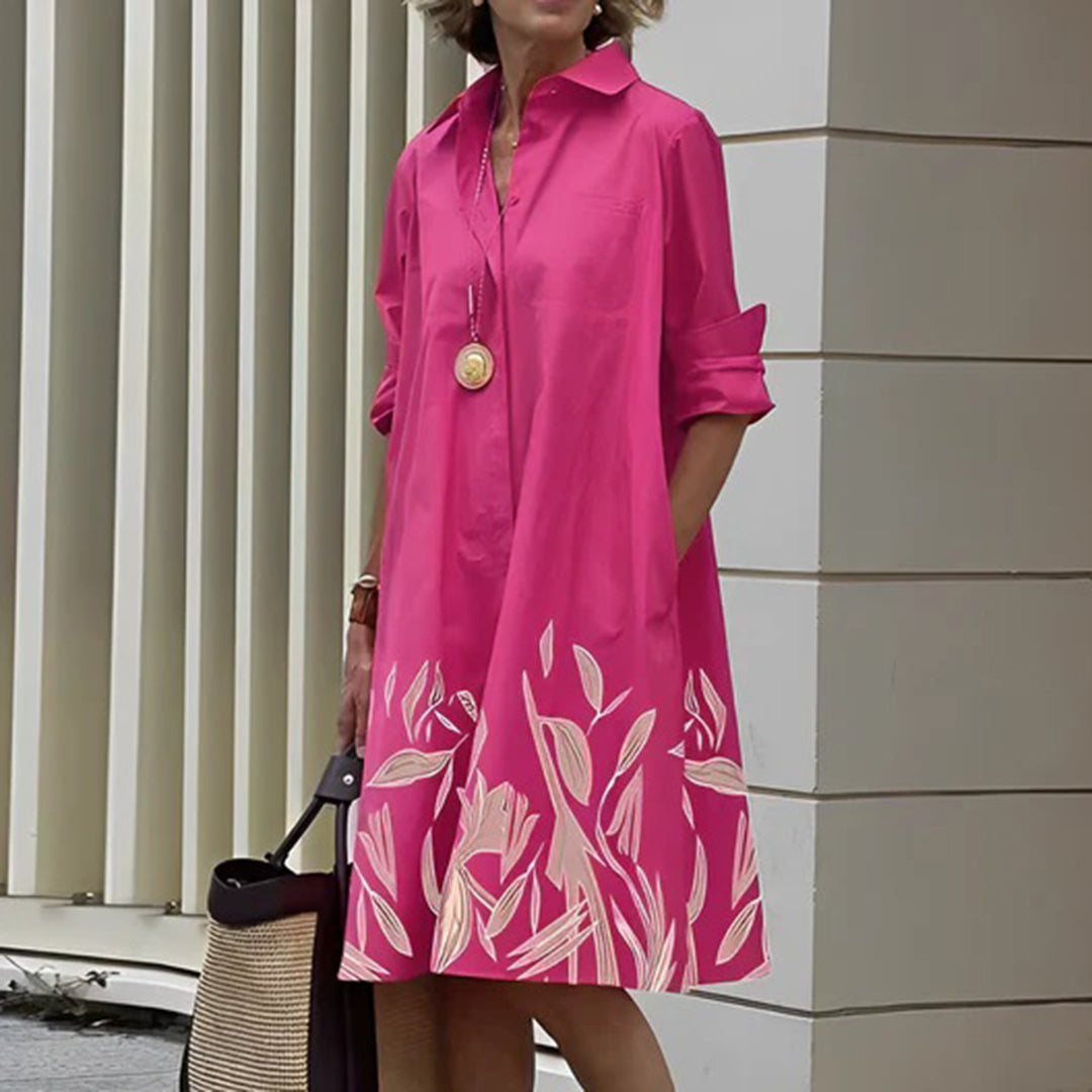 Variant image for Elegant Long Sleeve Women's Dress - Comfortable Formal Spring Fashion-26