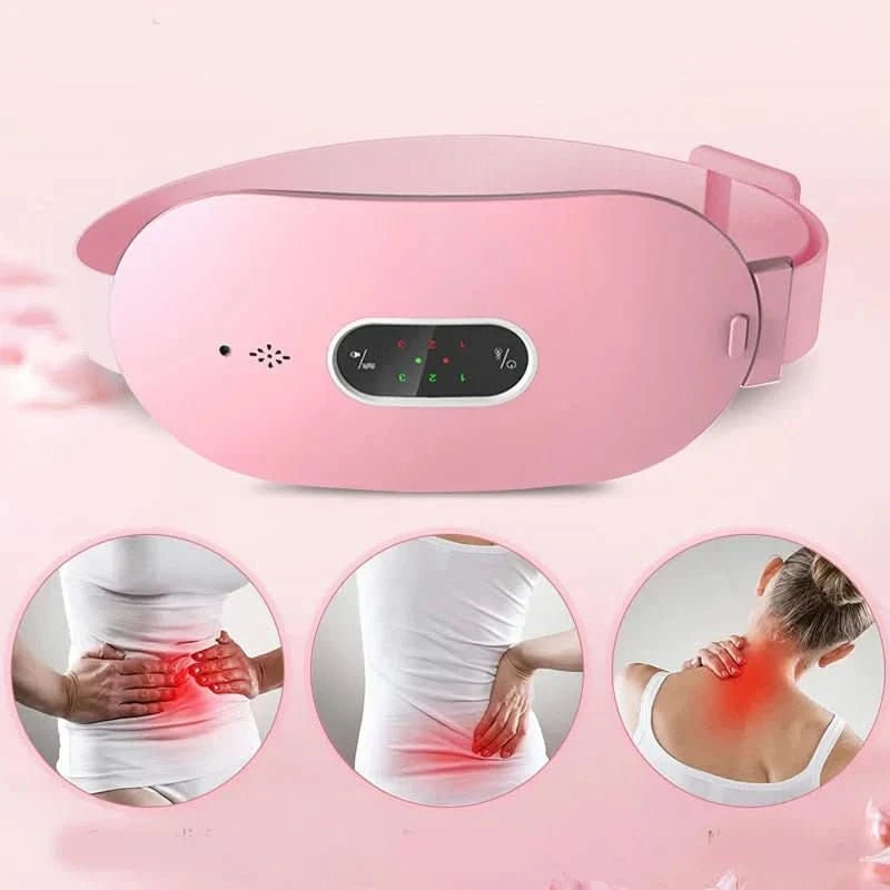 Relaxease Portable Massage & Heating Pad – Relief from Menstrual & Abdominal Pain with Graphene Heat & Vibration Massage 0