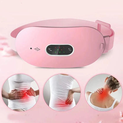 Relaxease Portable Massage & Heating Pad – Relief from Menstrual & Abdominal Pain with Graphene Heat & Vibration Massage 0