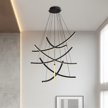 Rella Scandinavian Staircase Chandelier 3