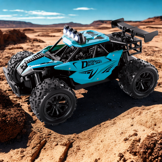 Remote Control Car with Alloy Body and Lights 0